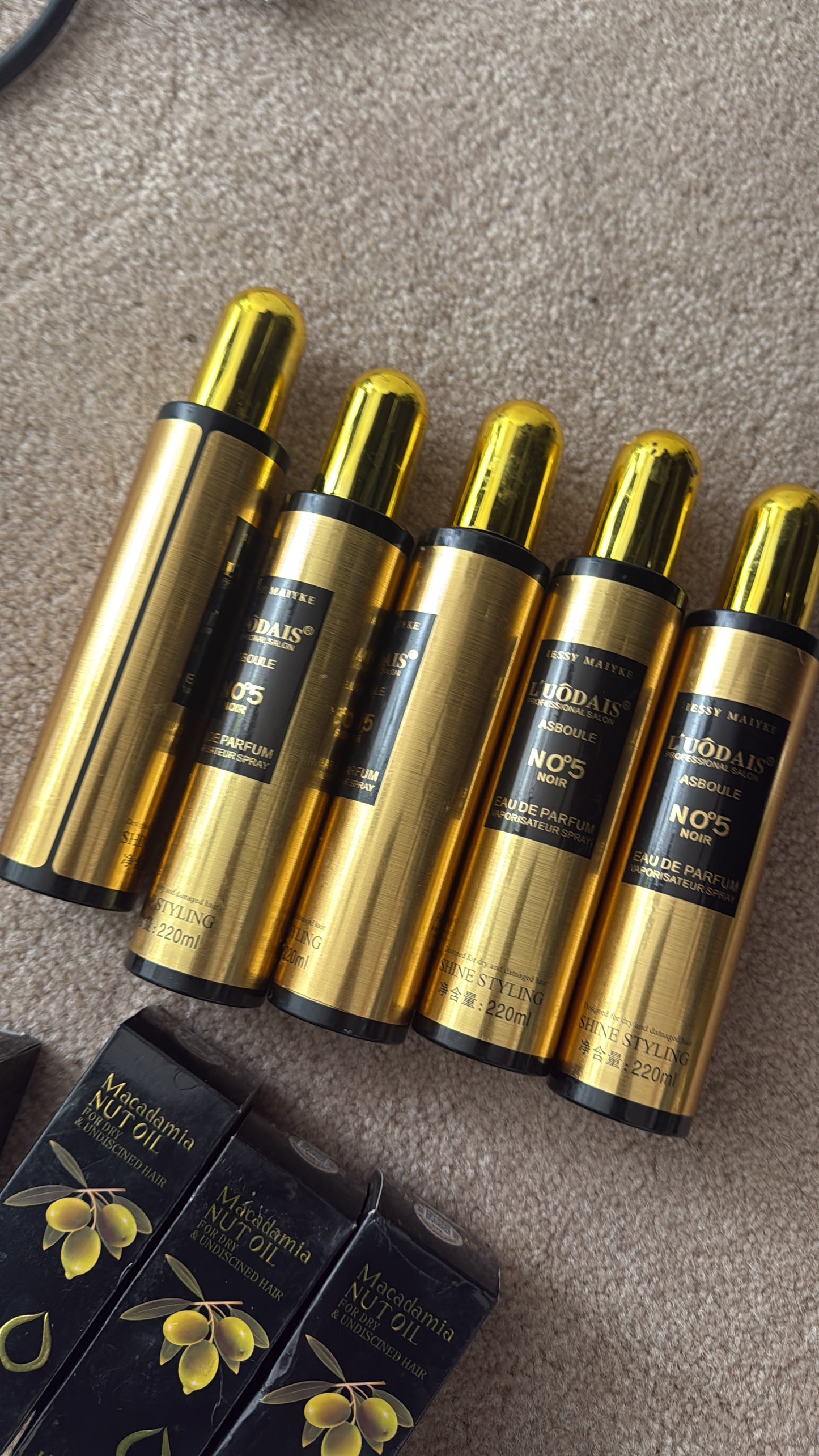 L'ÚODAIS No.5 Shine Styling Hair Serum – 220ml, Anti-Frizz & Smooth Finish