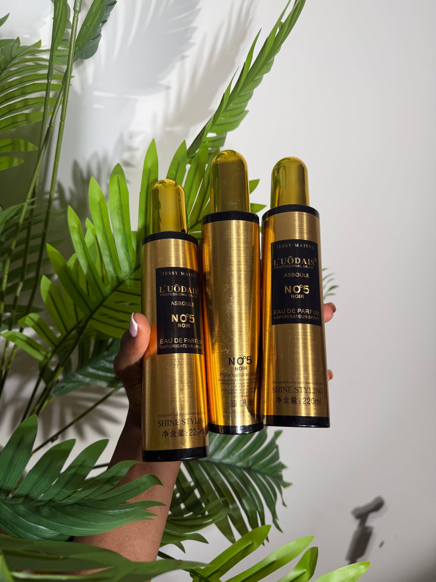 L'ÚODAIS No.5 Shine Styling Hair Serum – 220ml, Anti-Frizz & Smooth Finish