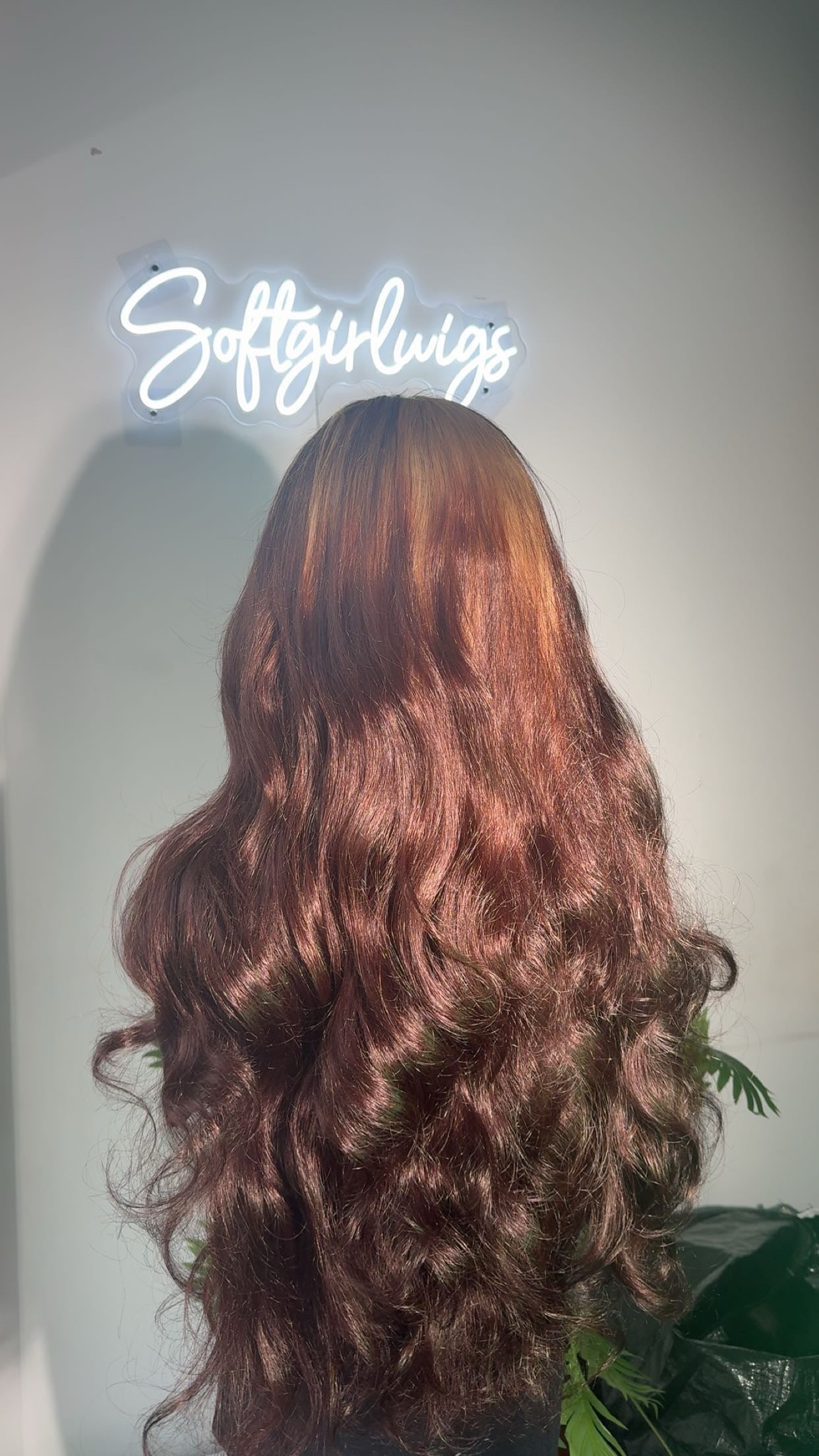 24” Burgundy Body Wave 5x5 Glueless Wig with Blonde Highlights – Beginner Friendly Wig Canada